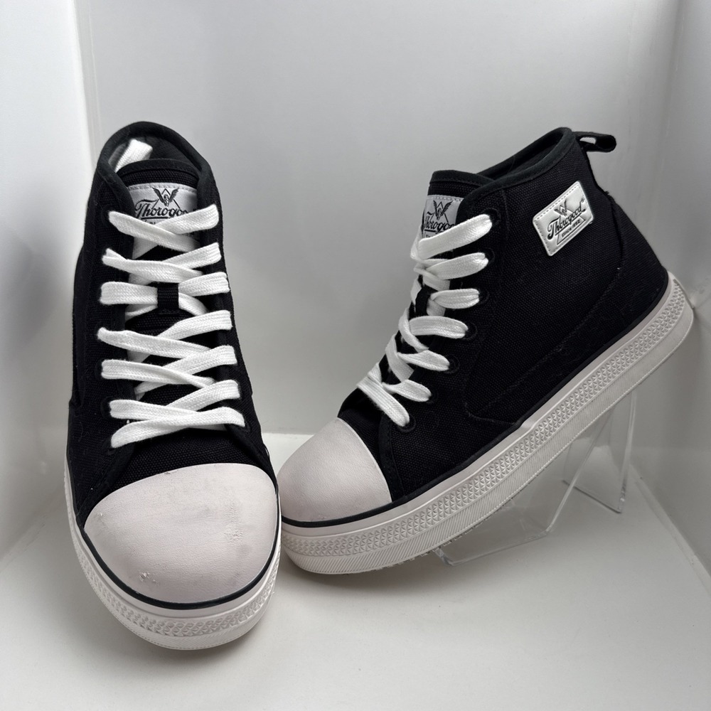 Thorogood Mens Black Work &‎ Safety Shoes Sneakers 8M Comp Toe, EH, NM, SR